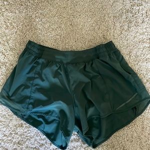 Lululemon green shorts